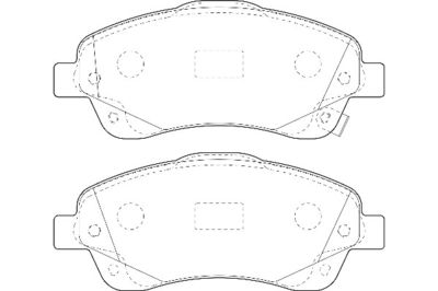 2135130 Omnicraft Комплект тормозных колодок, дисковый тормоз