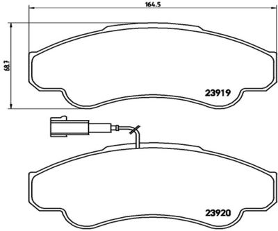 FK20251 KAISHIN Комплект тормозных колодок, дисковый тормоз