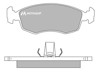 LVXL996 MOTAQUIP Комплект тормозных колодок, дисковый тормоз