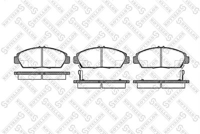 417002BSX STELLOX Комплект тормозных колодок, дисковый тормоз