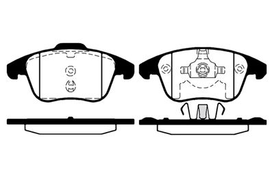 RA08900 RAICAM Комплект тормозных колодок, дисковый тормоз