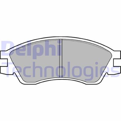 LP819 DELPHI Комплект тормозных колодок, дисковый тормоз