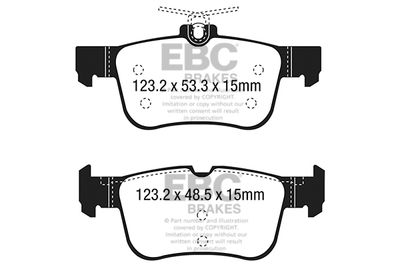 DP23047 EBC Brakes Комплект тормозных колодок, дисковый тормоз