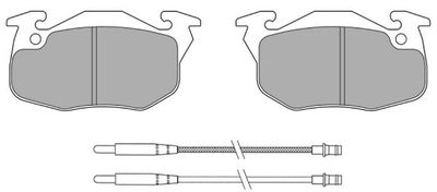 FBP0761 FREMAX Комплект тормозных колодок, дисковый тормоз