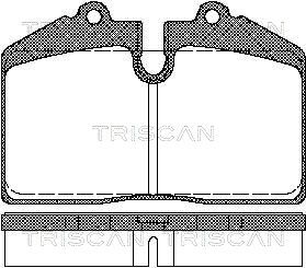 811029155 TRISCAN Комплект тормозных колодок, дисковый тормоз