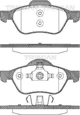 811025013 TRISCAN Комплект тормозных колодок, дисковый тормоз