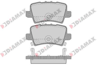 N09396 DIAMAX Комплект тормозных колодок, дисковый тормоз
