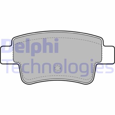 LP2055 DELPHI Комплект тормозных колодок, дисковый тормоз