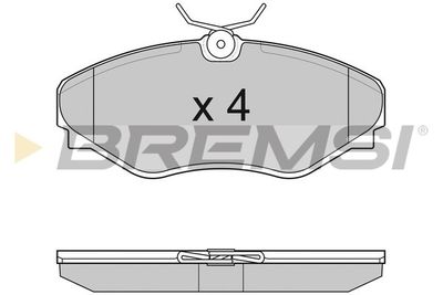 BP3011 BREMSI Комплект тормозных колодок, дисковый тормоз