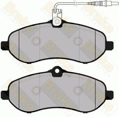 PA1762 Brake ENGINEERING Комплект тормозных колодок, дисковый тормоз