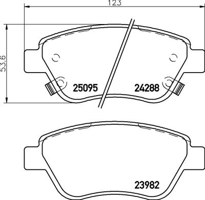 FK20034 KAISHIN Комплект тормозных колодок, дисковый тормоз