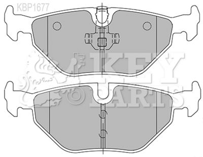 KBP1677 KEY PARTS Комплект тормозных колодок, дисковый тормоз