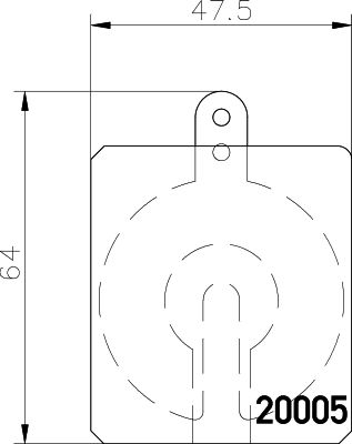 MGB704 MINTEX Комплект тормозных колодок, дисковый тормоз