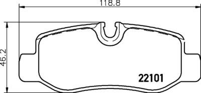 FK20265 KAISHIN Комплект тормозных колодок, дисковый тормоз