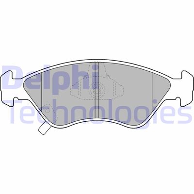 LP1303 DELPHI Комплект тормозных колодок, дисковый тормоз