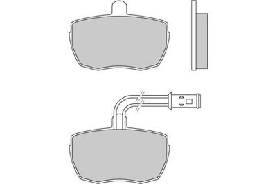 120610 E.T.F. Комплект тормозных колодок, дисковый тормоз