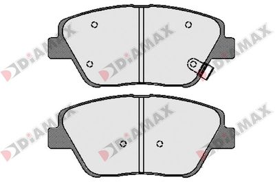 N09599 DIAMAX Комплект тормозных колодок, дисковый тормоз