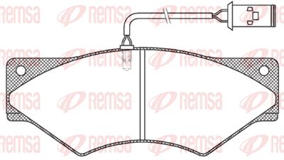 JCA43640 KAWE Комплект тормозных колодок, дисковый тормоз