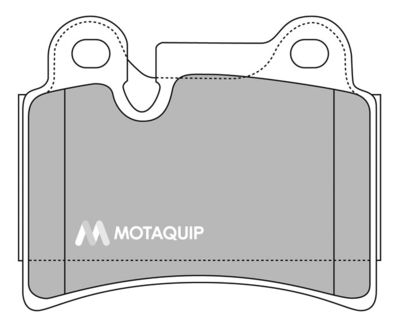 LVXL1441 MOTAQUIP Комплект тормозных колодок, дисковый тормоз