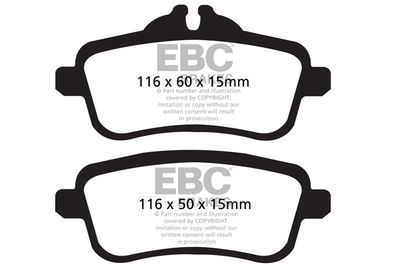 DP32137C EBC Brakes Комплект тормозных колодок, дисковый тормоз