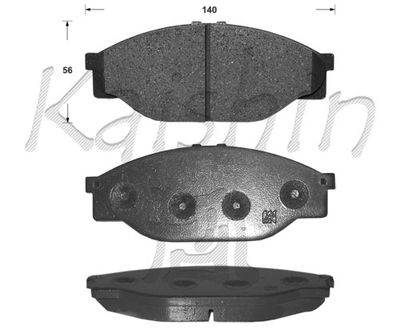 FK2086 KAISHIN Комплект тормозных колодок, дисковый тормоз