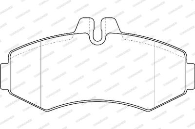 WBP23022A WAGNER Комплект тормозных колодок, дисковый тормоз