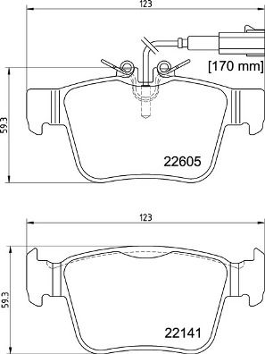 P23180 BREMBO Комплект тормозных колодок, дисковый тормоз