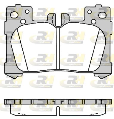 2179100 ROADHOUSE Комплект тормозных колодок, дисковый тормоз