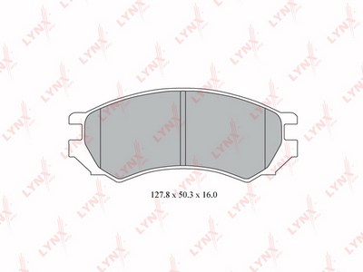 BD5740 LYNXauto Комплект тормозных колодок, дисковый тормоз
