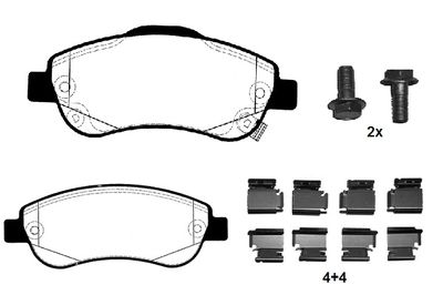 RA03990K1 RAICAM Комплект тормозных колодок, дисковый тормоз