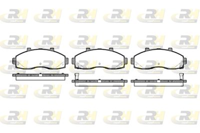 266202 ROADHOUSE Комплект тормозных колодок, дисковый тормоз