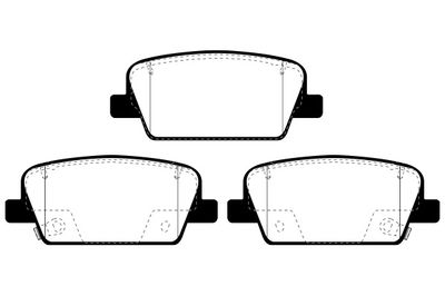 RA12650 RAICAM Комплект тормозных колодок, дисковый тормоз