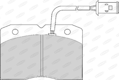 2904118304117214 BERAL Комплект тормозных колодок, дисковый тормоз
