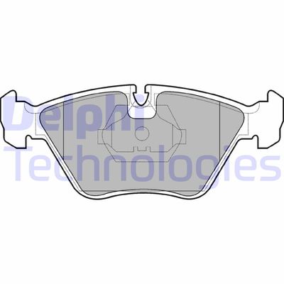 LP705 DELPHI Комплект тормозных колодок, дисковый тормоз