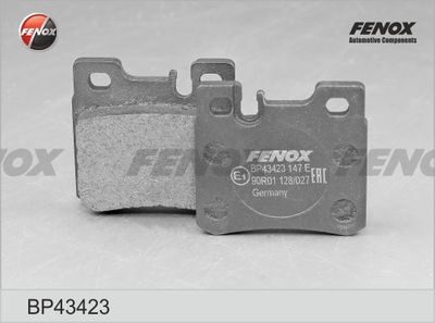 BP43423 FENOX Комплект тормозных колодок, дисковый тормоз