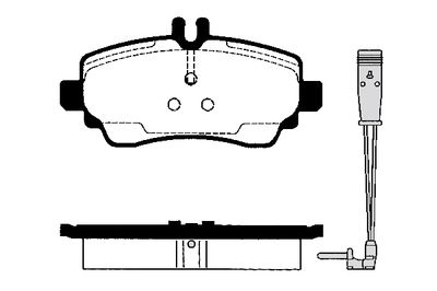 RA06561 RAICAM Комплект тормозных колодок, дисковый тормоз