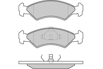 120427 E.T.F. Комплект тормозных колодок, дисковый тормоз