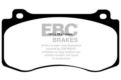 DP31764C EBC Brakes Комплект тормозных колодок, дисковый тормоз