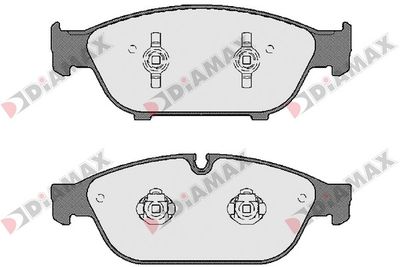 N09604 DIAMAX Комплект тормозных колодок, дисковый тормоз