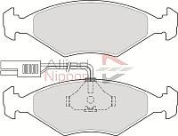 ADB1228 COMLINE Комплект тормозных колодок, дисковый тормоз