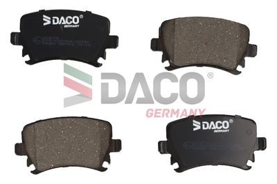 324775 DACO Germany Комплект тормозных колодок, дисковый тормоз