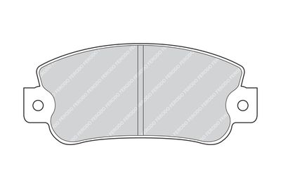 FDB359 FERODO Комплект тормозных колодок, дисковый тормоз