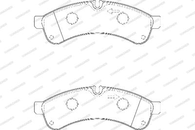 WBP29231A WAGNER Комплект тормозных колодок, дисковый тормоз