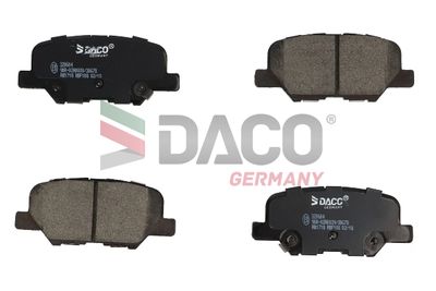 320604 DACO Germany Комплект тормозных колодок, дисковый тормоз