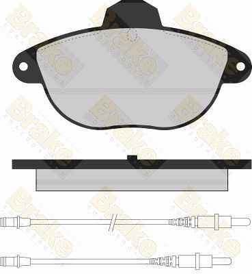 PA1117 Brake ENGINEERING Комплект тормозных колодок, дисковый тормоз