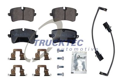 0735260 TRUCKTEC AUTOMOTIVE Комплект тормозных колодок, дисковый тормоз