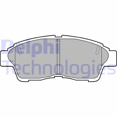 LP789 DELPHI Комплект тормозных колодок, дисковый тормоз