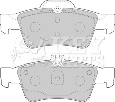 KBP1798 KEY PARTS Комплект тормозных колодок, дисковый тормоз