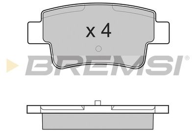 BP3228 BREMSI Комплект тормозных колодок, дисковый тормоз