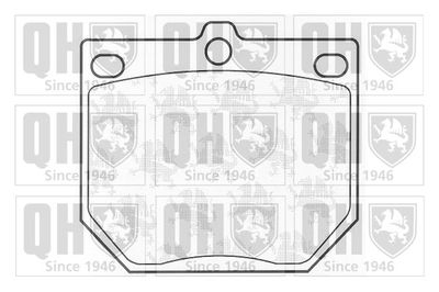 BP231 QUINTON HAZELL Комплект тормозных колодок, дисковый тормоз